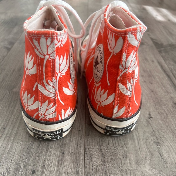 Converse Chuck Taylor 70 High Summer Spirit Bright Poppy High-Tops Size 10 - Picture 6 of 11